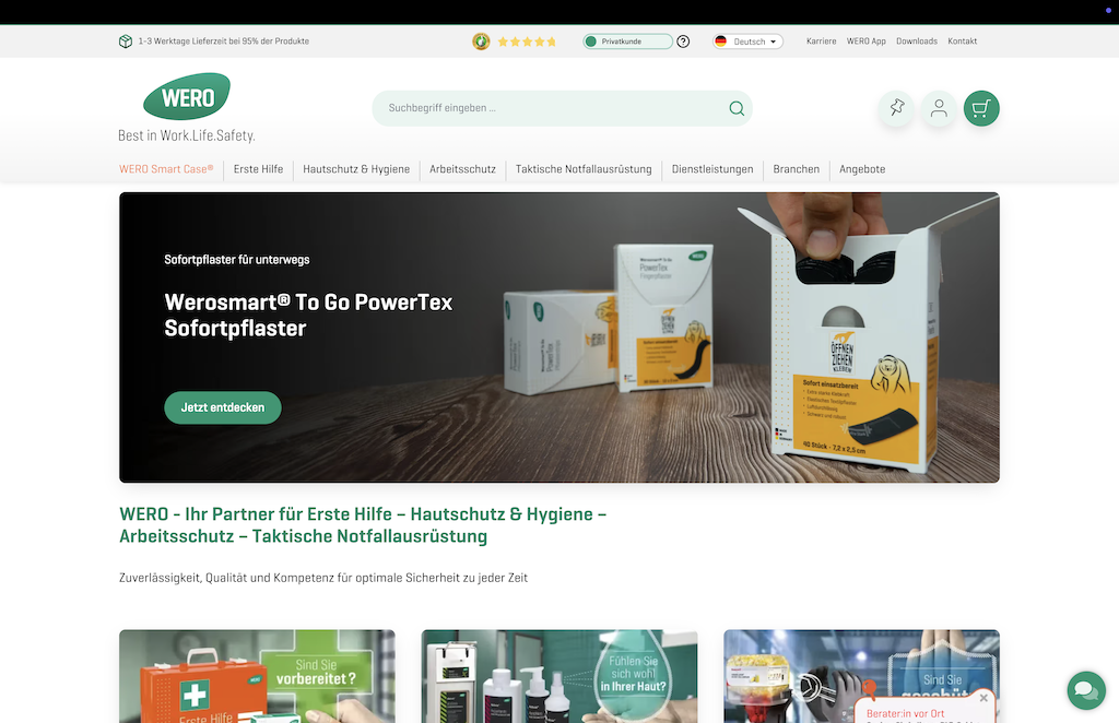Wero.de Shopware Project